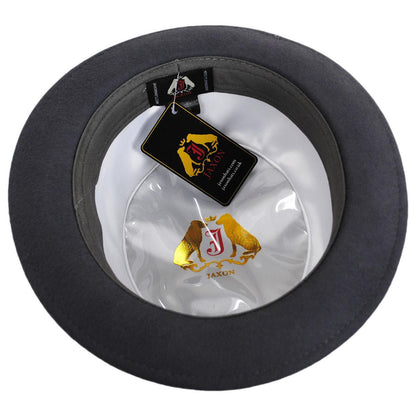 Jaxon Hats | Wholesale Wool Felt Pork Pie Hat B2B Pre-Pack | B2B135065 | under | GREY