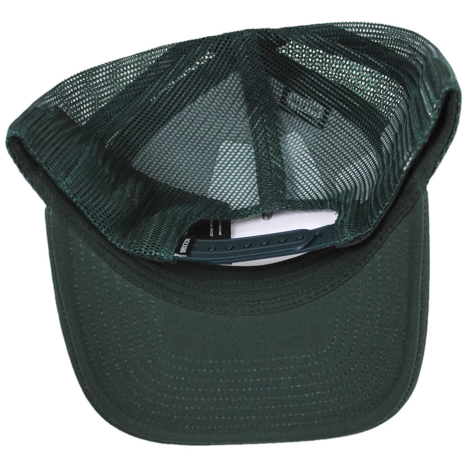 BRIXTON HATS | Fremont NetPlus Mesh Trucker Snapback Baseball Cap | 201896 | under | PRIMAL GREEN/PRIMAL GREEN
