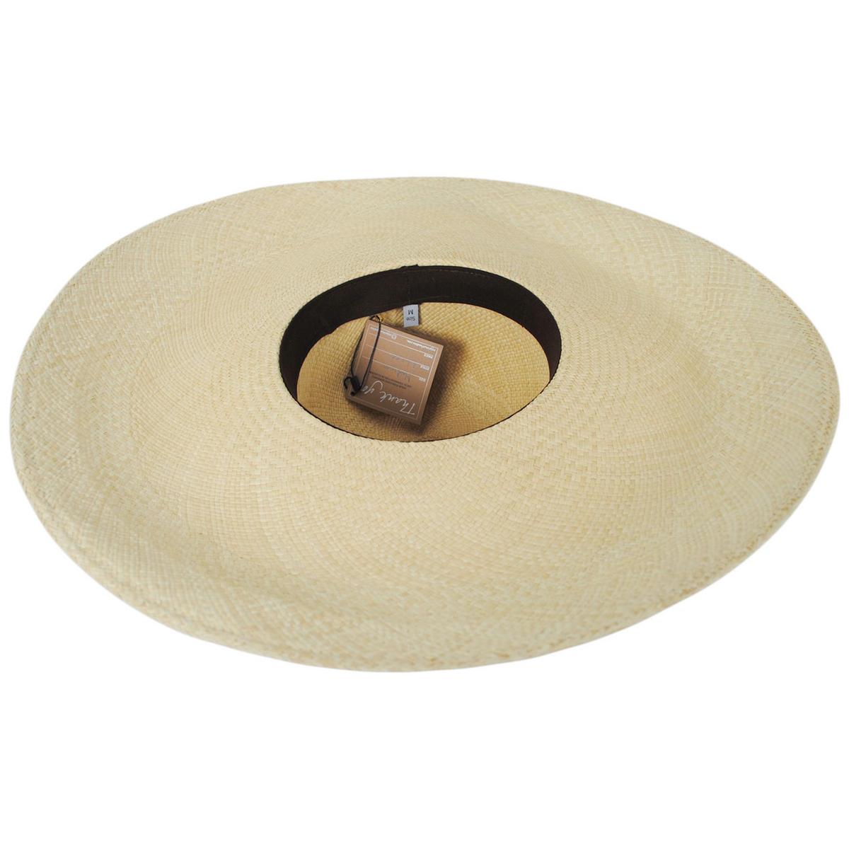Ibiza Wide Brim Panama Straw Swinger Sun Hat