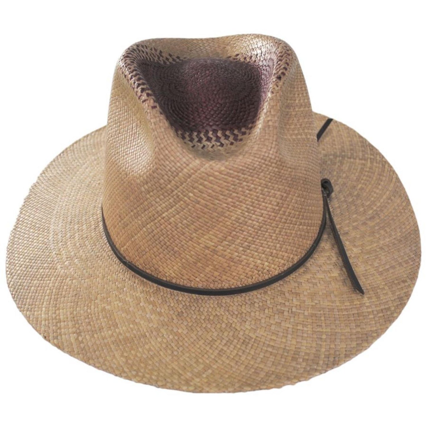 Bailey 1922 | Bystrom Panama Straw Fedora Hat - Tawny | 127738T | front | TAWNY