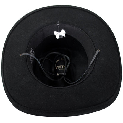 Stetson | Lakewood Crushable Wool Felt Western Hat | 130769 | under | BLACK