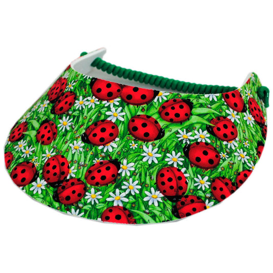The Incredible Sunvisor | Springlace Ladybug Sunvisor | 196355 | lead | RED/GREEN