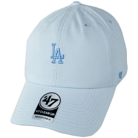 47 Brand | Los Angeles Dodgers MLB Tonal Base Runner Clean Up Strapback Baseball Cap Dad Hat | 203057 | lead | DIGITAL BLUE