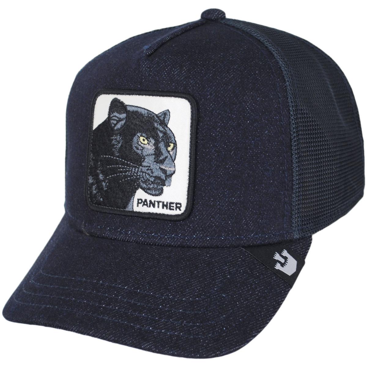 Goorin Bros | Black Panther Trucker Snapback Baseball Cap | 200437 | lead | DARK NAVY