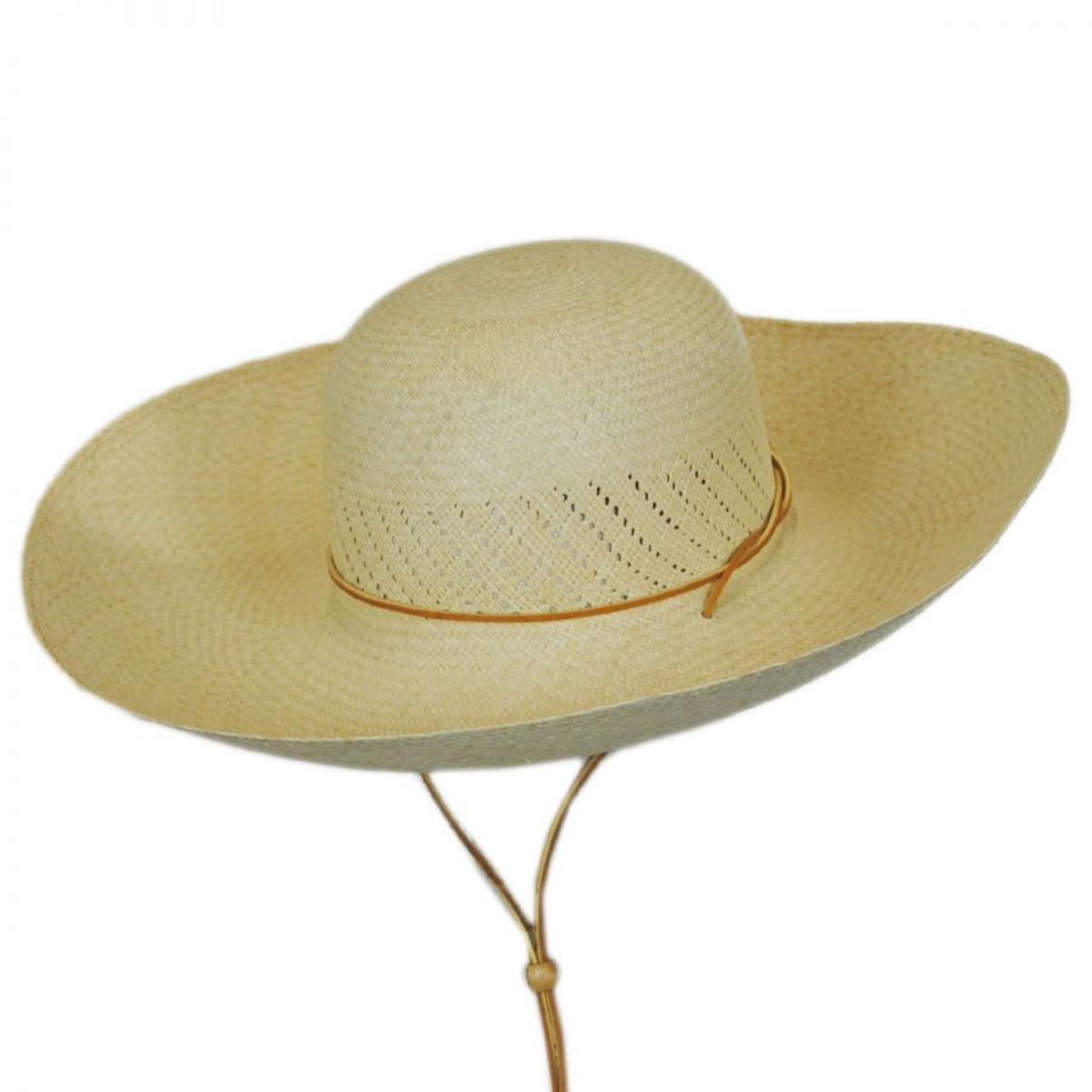 San Francisco Hat Co. | Panama Straw Wide Brim Hat | 401611 | profile | NATURAL