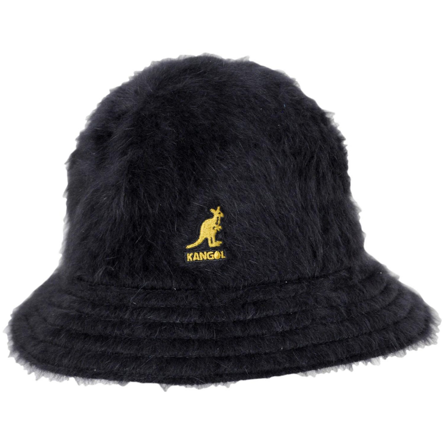 Kangol | Furgora Casual Bucket Hat | 185722 | front | BLACK/GOLD