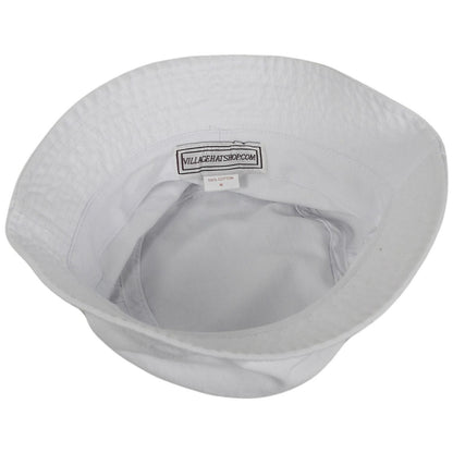 Village Hat Shop | VHS Cotton Bucket Hat | 186605 | under | WHITE