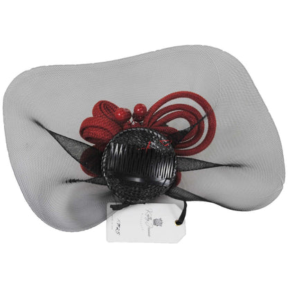 Kathy Jeanne | Cherries Jubilee Fascinator Hat | 122465 | under | BLACK/RED