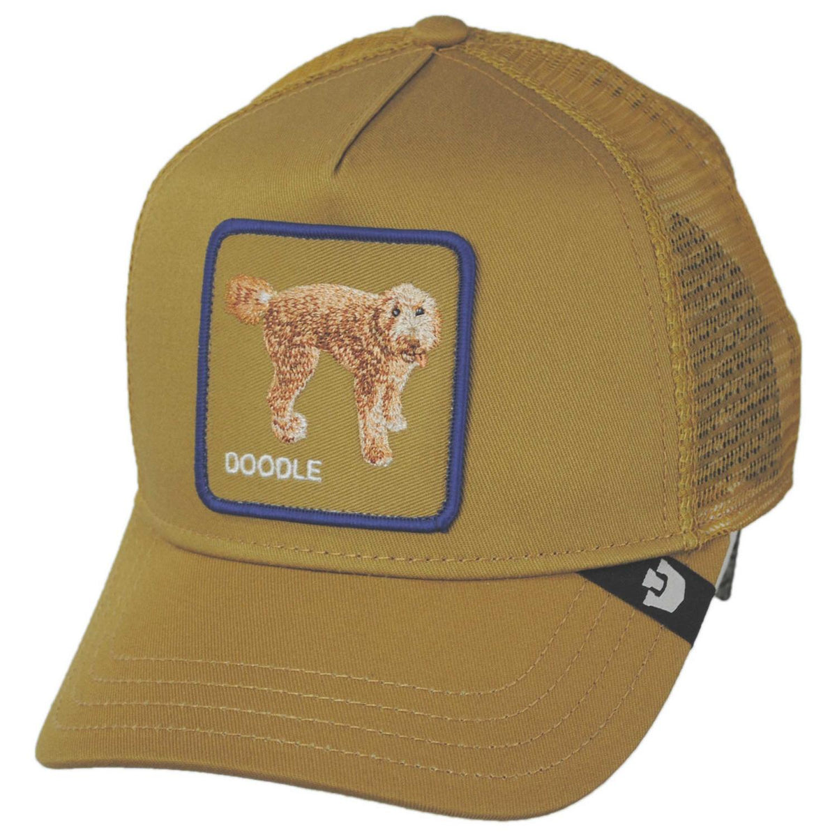 Goorin Bros | Goldendoodle Mesh Trucker Snapback Baseball Cap | 200844 | lead | AMBER