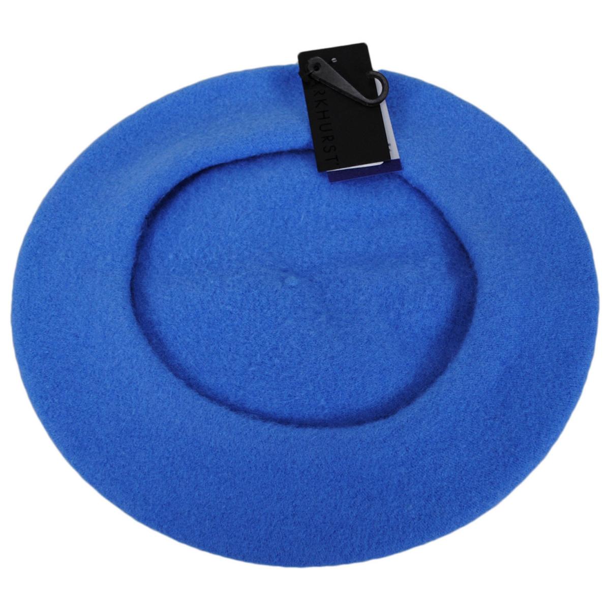 Parkhurst | Classic Wool Beret | 151124 | under | BLUEBERRY