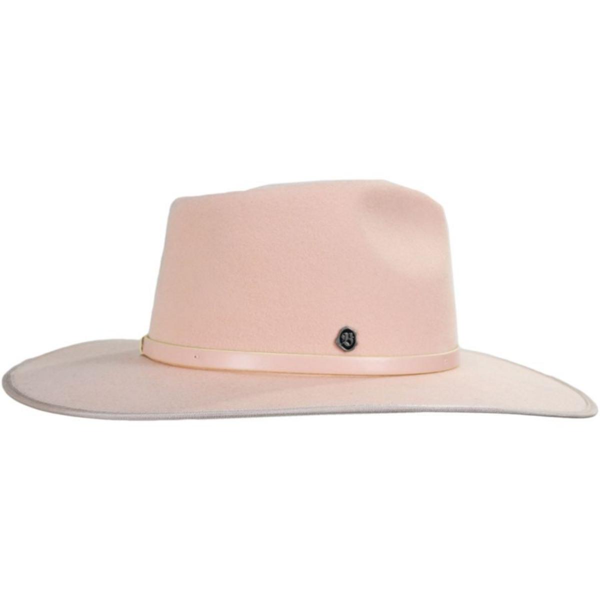 Biltmore | V.C. Hard Candy Wool Felt Rancher Fedora Hat | 130278 | profile | BLUSH