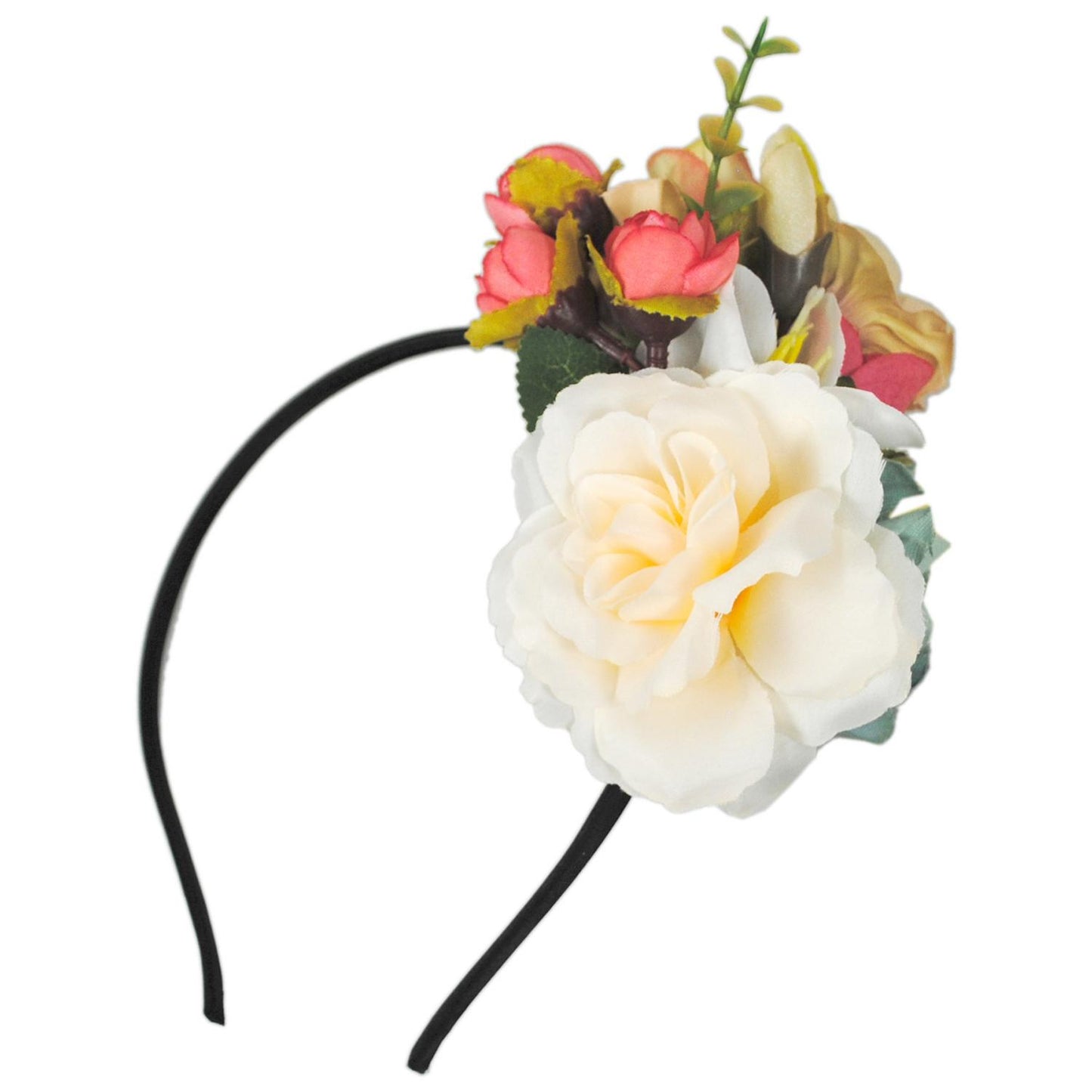 Jeanne Simmons | Flower Bouquet Fascinator Headband | 120719 | under | AQUA