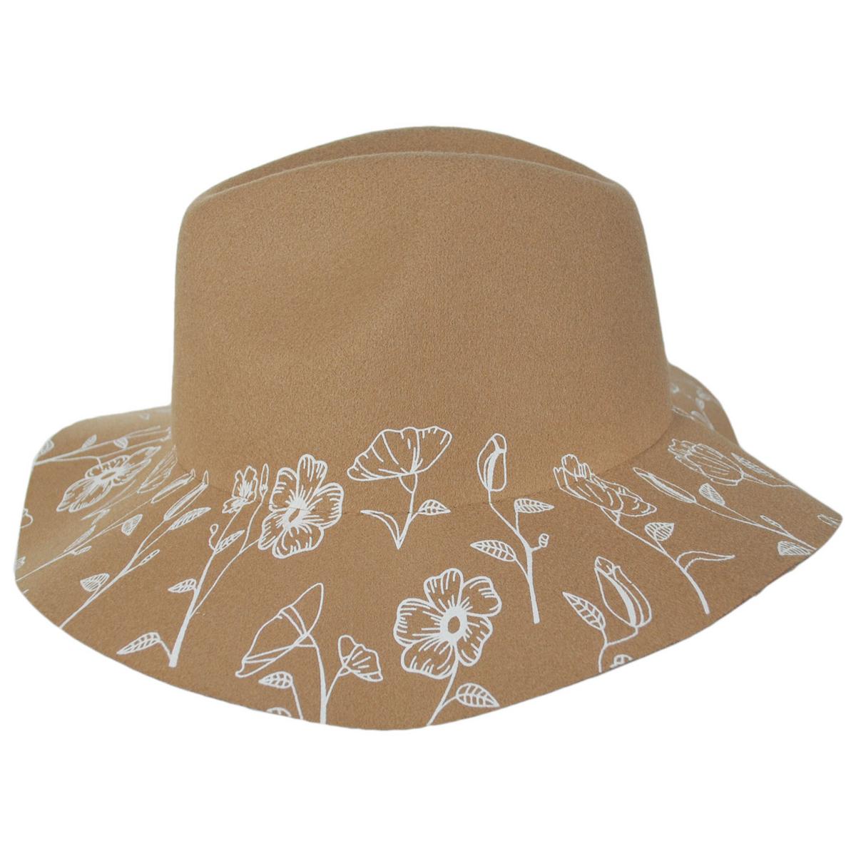Scala | Layla ProvatoKnit Fedora Hat | 123499 | profile | CAMEL