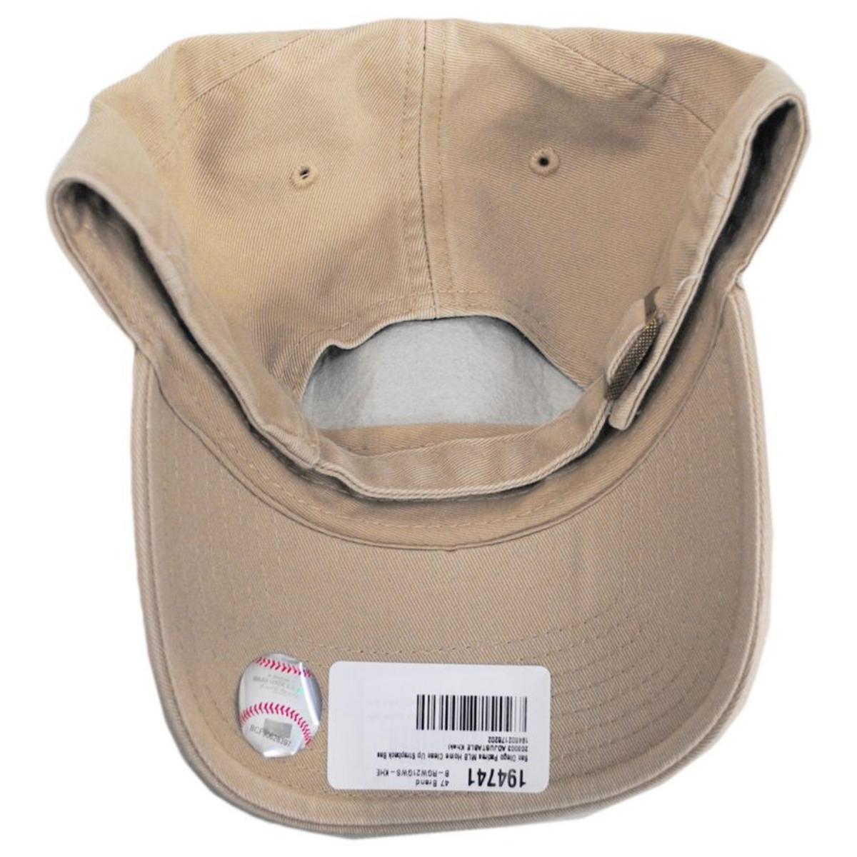 47 Brand | San Diego Padres MLB Clean Up Strapback Baseball Cap Dad Hat | 203003 | under | KHAKI