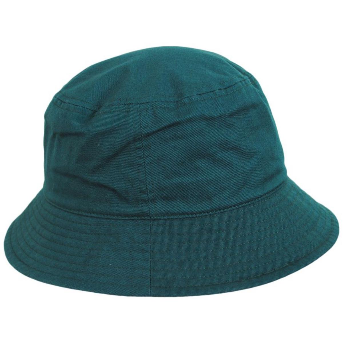 Kangol | Washed Cotton Bucket Hat - Pine | 185701PINE | profile | PINE