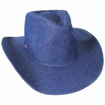Scala | Cassie Denim Western Hat | 106451 | lead | DENIM
