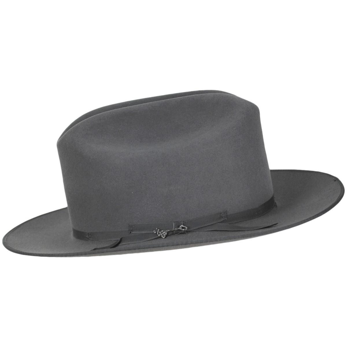 Stetson | Royal Deluxe Open Road Fur Felt Western Hat | 130750 | profile | CARIBOU