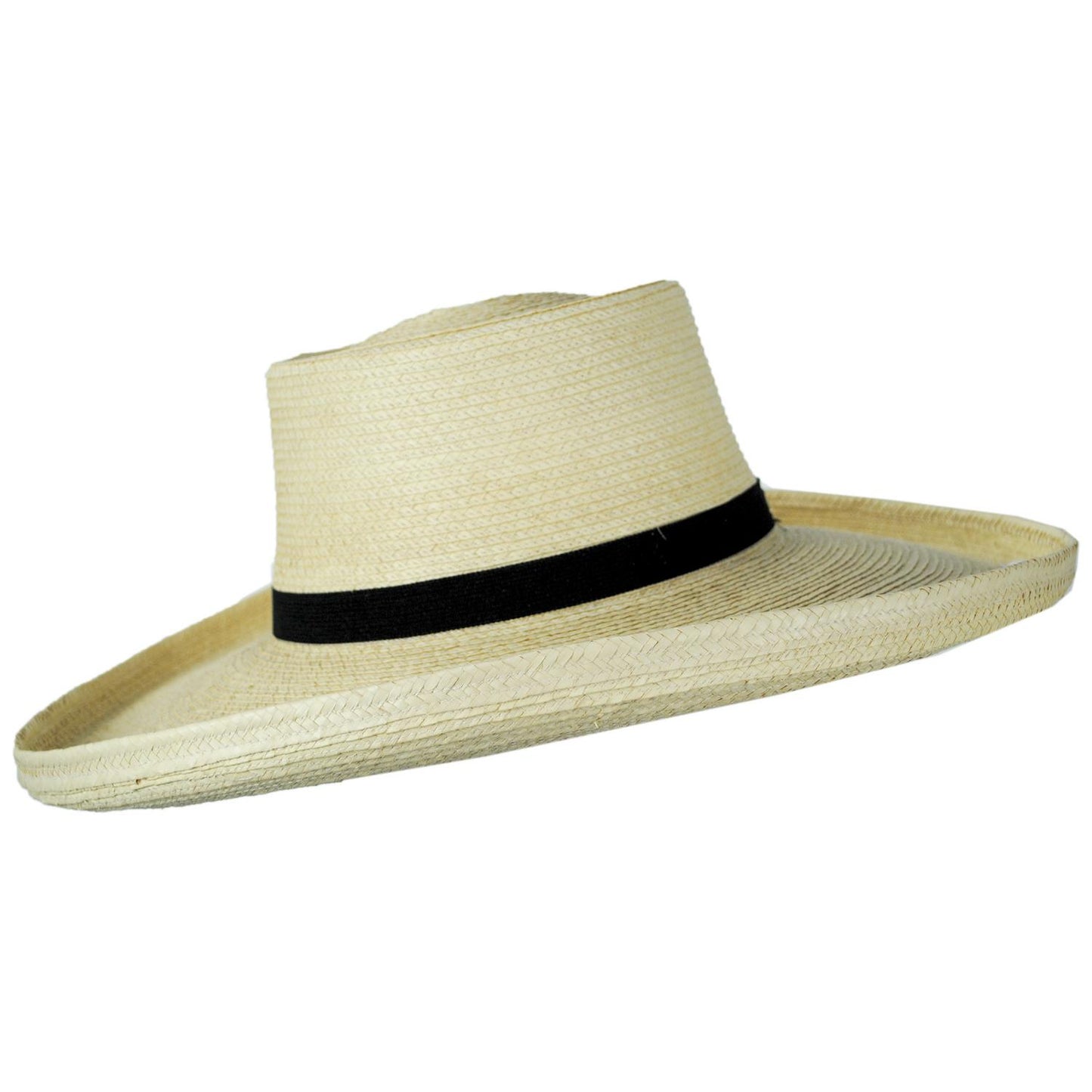 SunBody Hats | Sam Houston Planter Guatemalan Palm Leaf Straw Hat | 128202 | profile | NATURAL