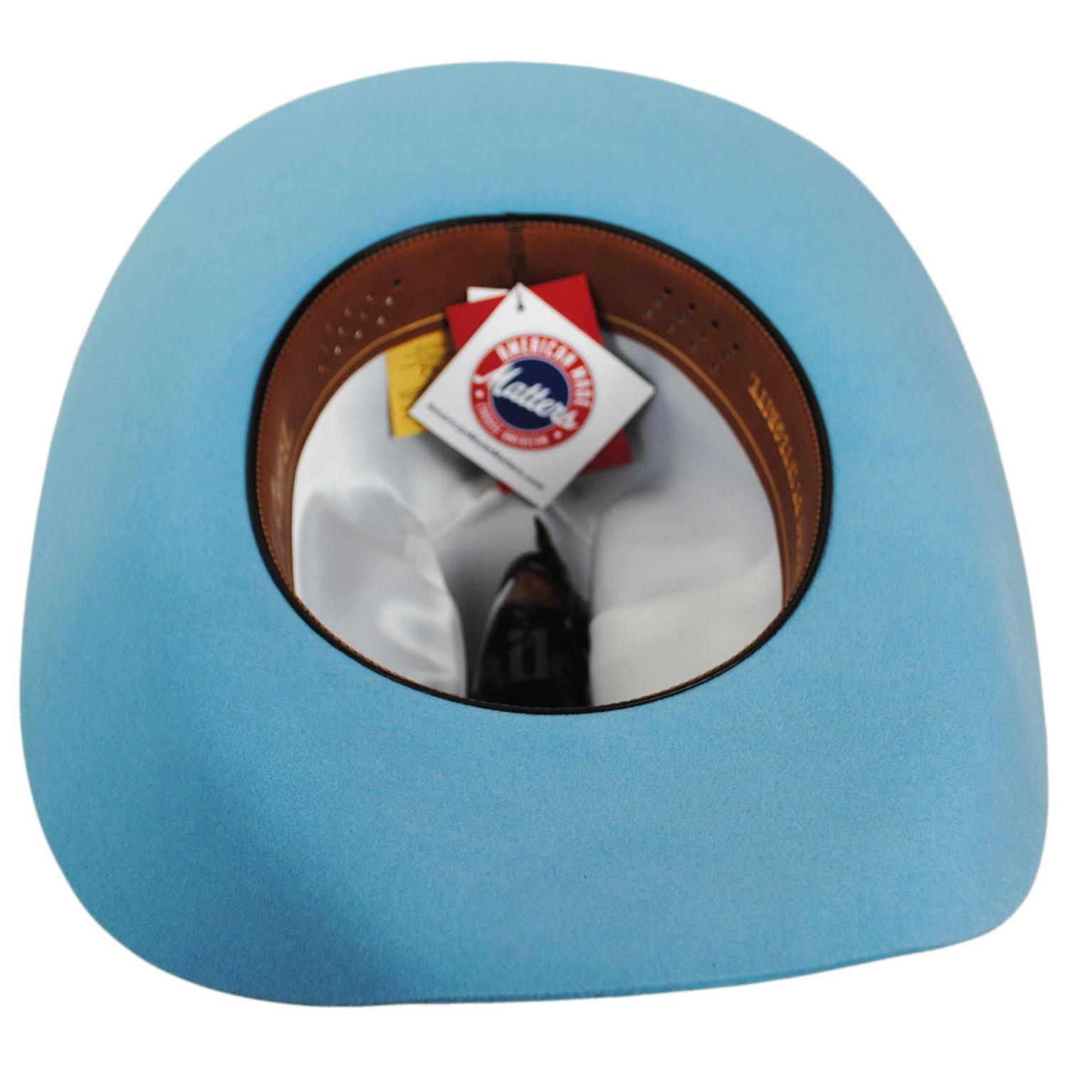 Bailey Western | Lightning Wool and Angora Felt Cowboy Hat - Fashion Colors | 130022 | under | DUSK BLUE