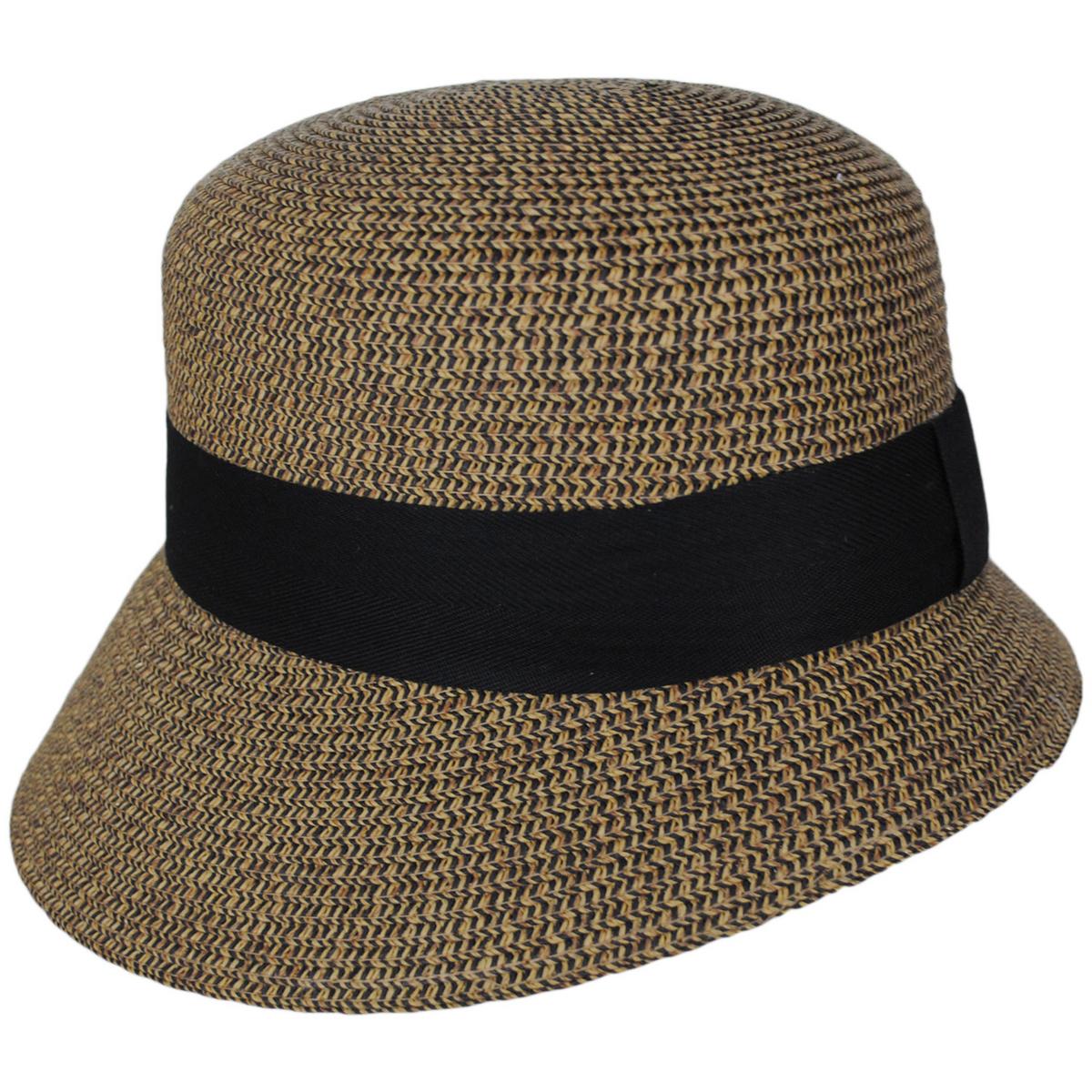 Toucan Collection | Asymmetric Toyo Straw Cloche Hat - Made to Order | 104859 | profile | HEATHER BLACK