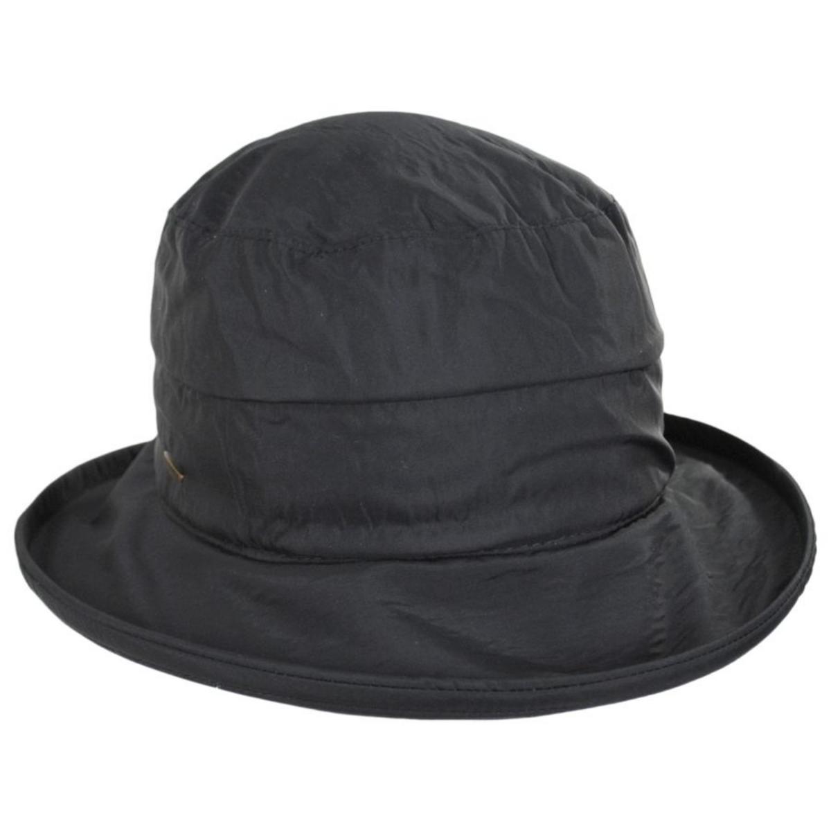 Scala | Hanover Cloche Rain Hat | 106408 | lead | GREY