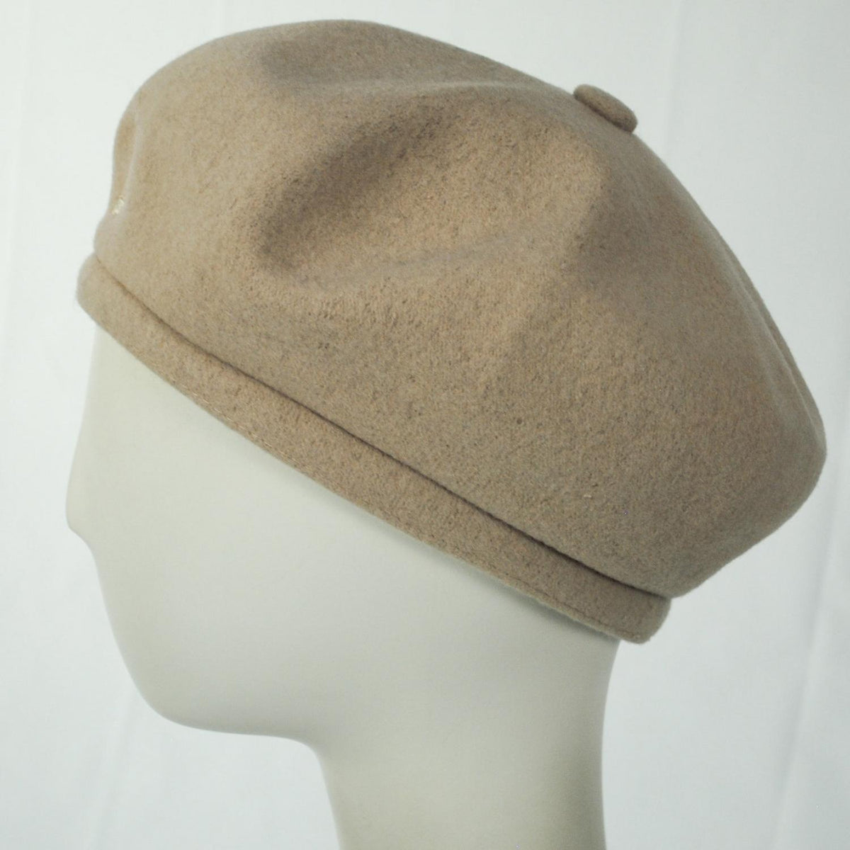 Kangol | Jax Wool Basque Beret | 150913 | profile | WARM TAUPE