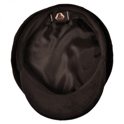 Jaxon Hats | Corduroy Fiddler's Cap | 181016 | under | BROWN