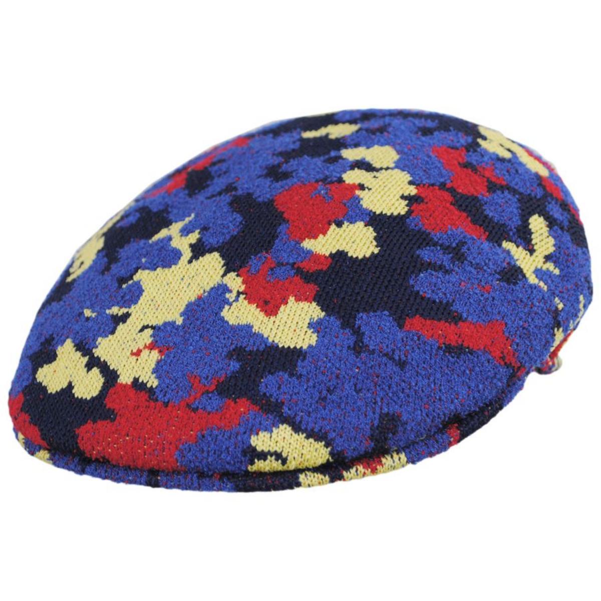 Kangol | Nature Camo 504 Ivy Cap | 161009 | lead | NAVY CAMO