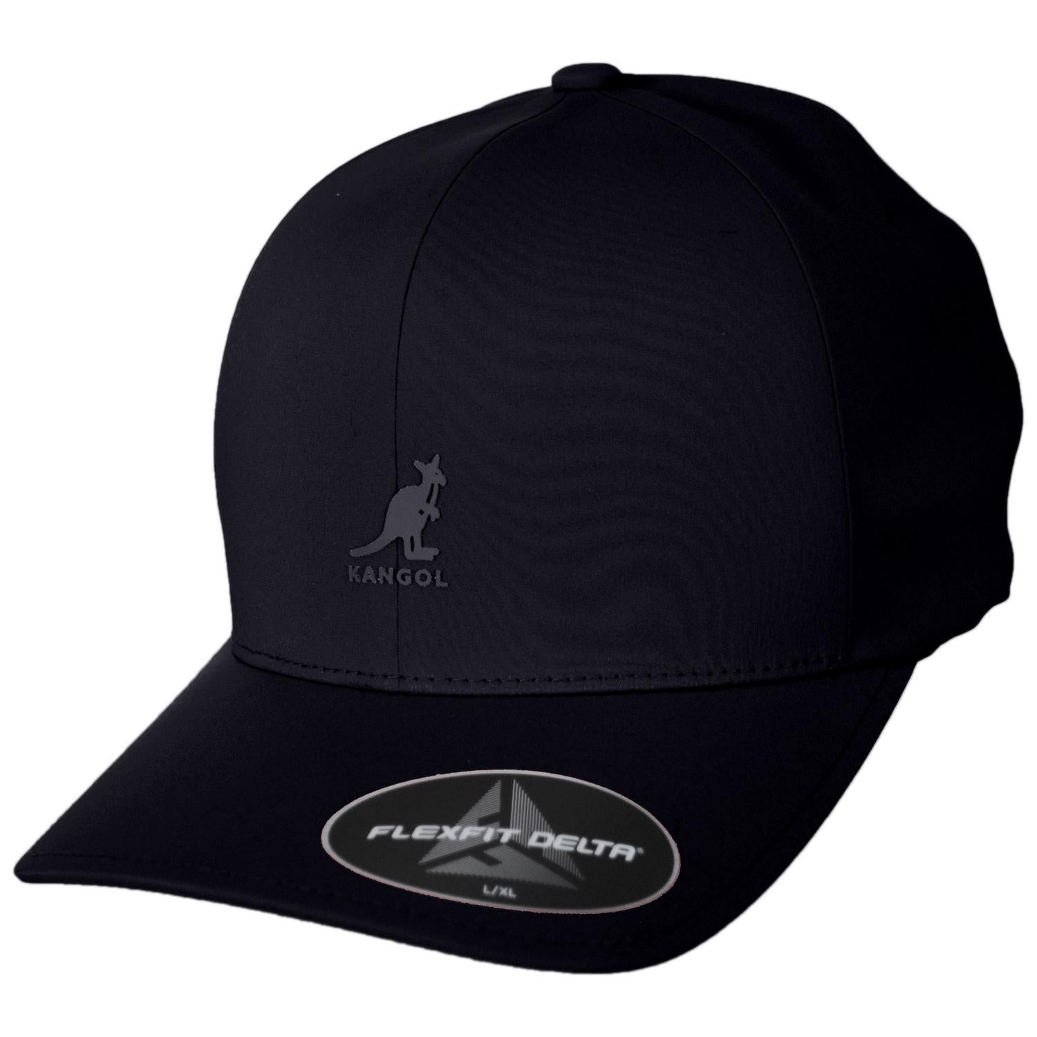 Kangol | Flexfit Delta Tech Fitted Baseball Cap | 201189 | lead | BLACK