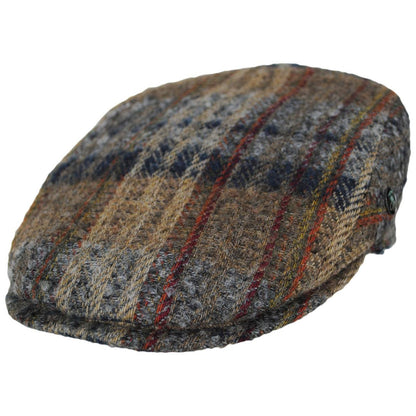 City Sport Caps | Donegal Tweed Wool Plaid Mix Ivy Cap | 175068 | lead | BROWN/GREY