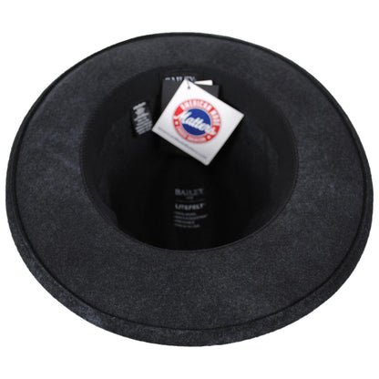 Bailey 1922 | Rawn Wool LiteFelt Fedora Hat | 133312 | under | ELEPHANT GREY SWIRL