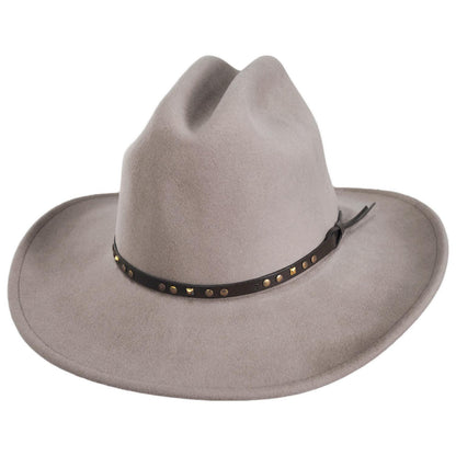 Bailey Western | Chisolm Wool Litefelt Cattlemen Western Hat | 130028 | lead | PUTTY