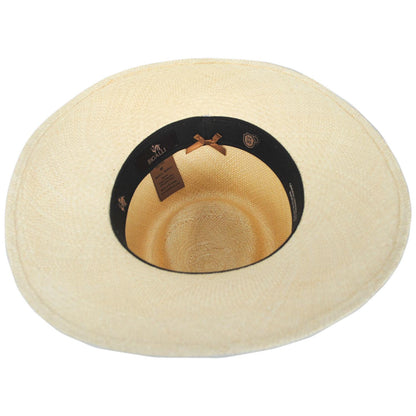 Bigalli | Australian Excursion Panama Straw Fedora Hat | 129213 | under | NATURAL