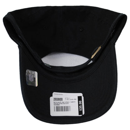 47 Brand | New York Jets NFL Clean Up Strapback Baseball Cap Dad Hat | 203700 | under | BLACK
