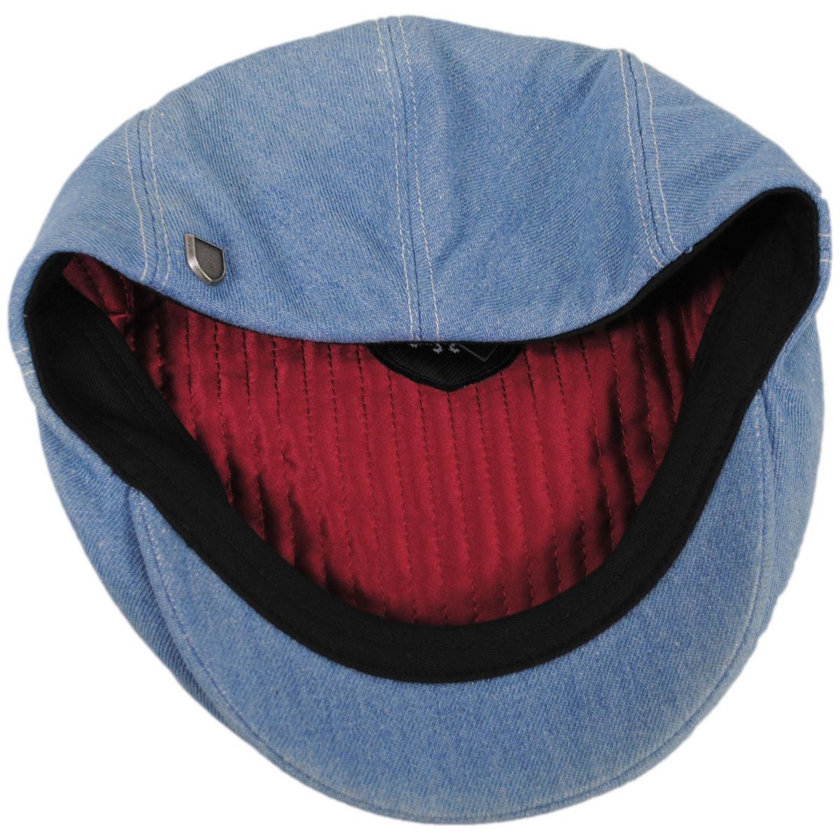 BRIXTON HATS | Hooligan Cotton Denim Ivy Cap | 161504 | under | DENIM/OFF WHITE