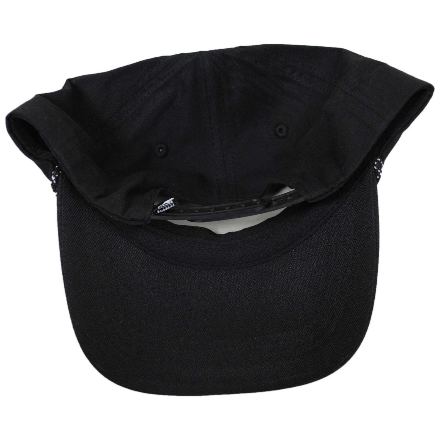 Kangol | Kangolf Cotton Blend Snapback Baseball Cap | 201143 | under | BLACK