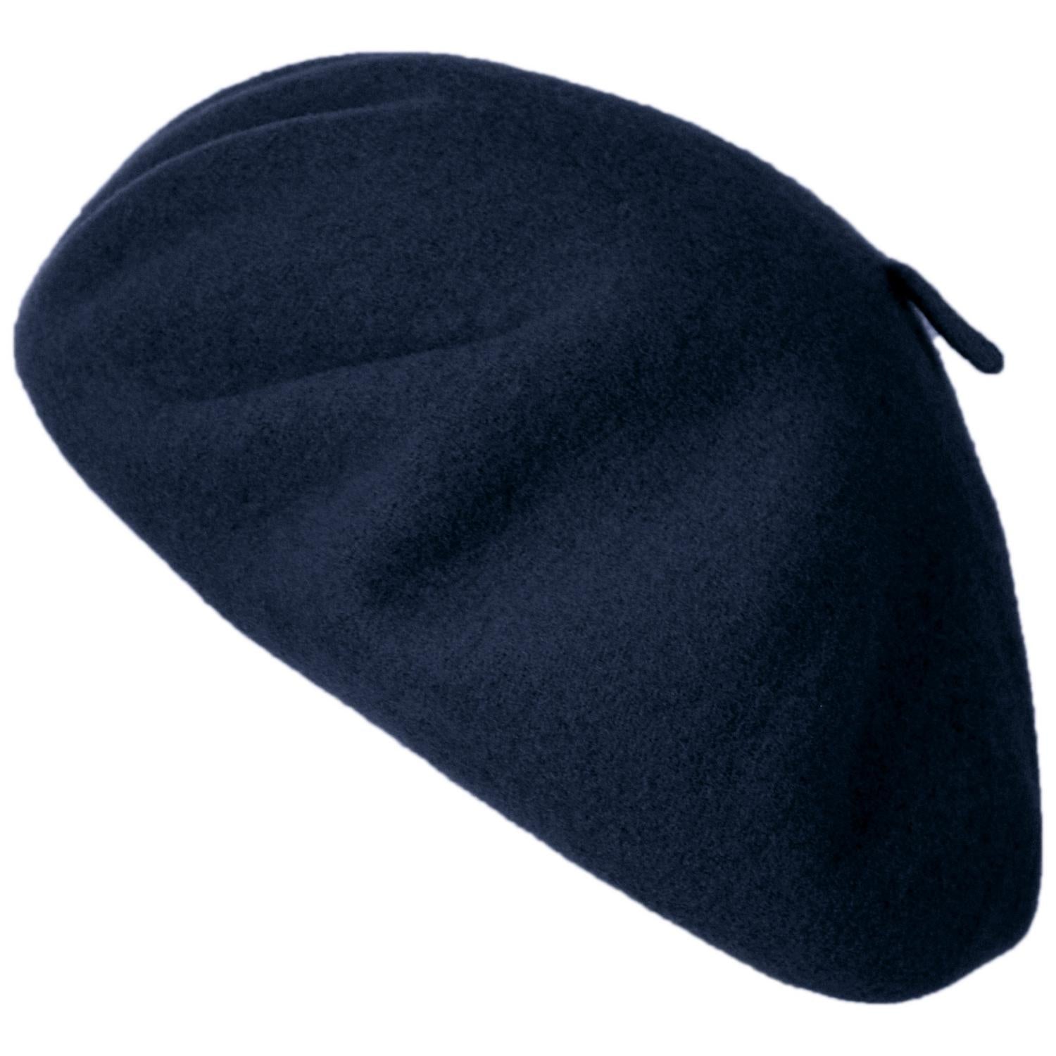 Kangol | Anglobasque Wool Beret | 150900 | lead | DARK BLUE