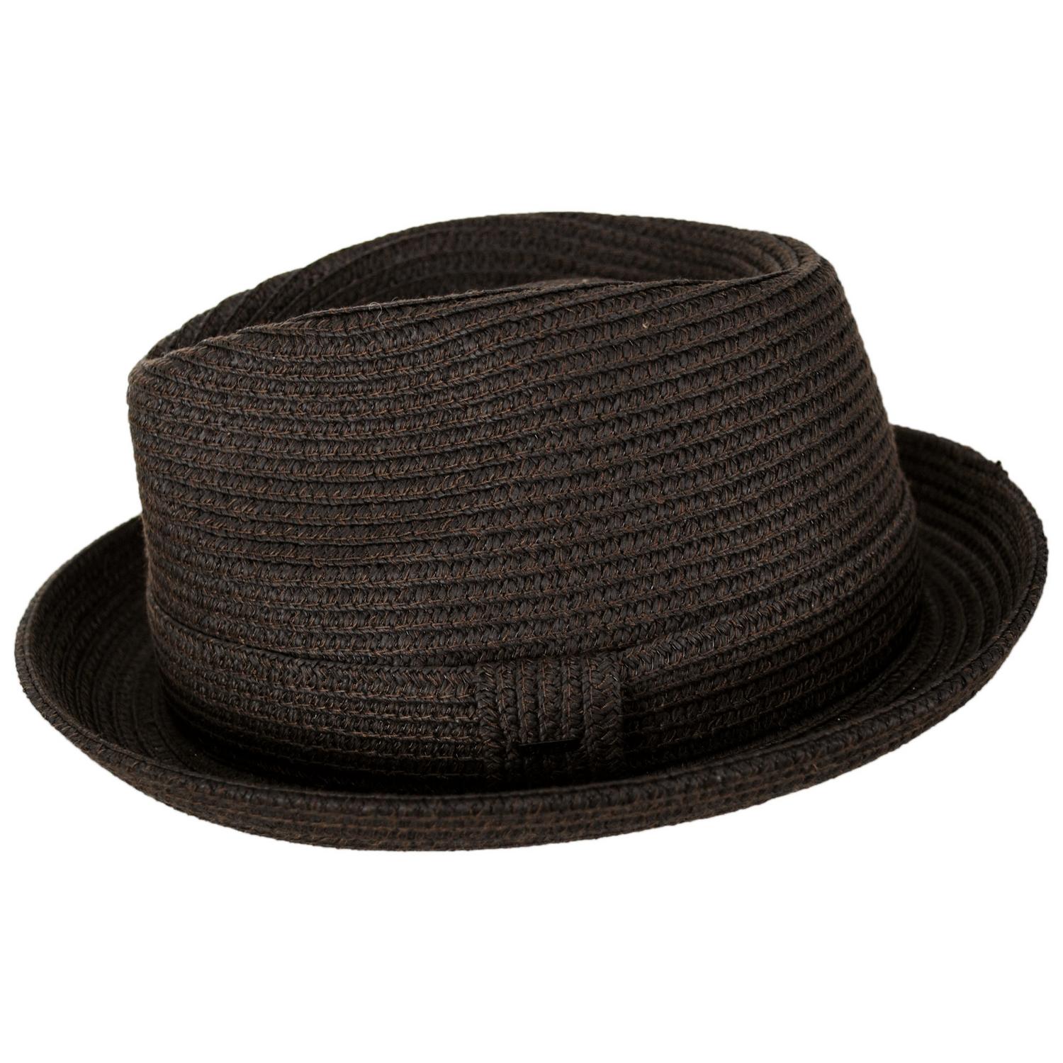 Bailey 1922 | Billy Braided Toyo Straw Fedora Hat - Classic Colors | 127843 | profile | ESPRESSO