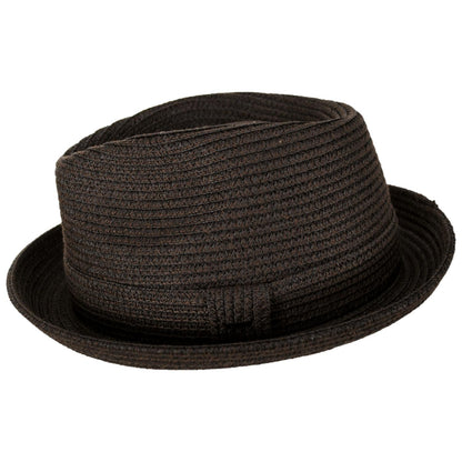 Bailey 1922 | Billy Braided Toyo Straw Fedora Hat - Classic Colors | 127843 | profile | ESPRESSO