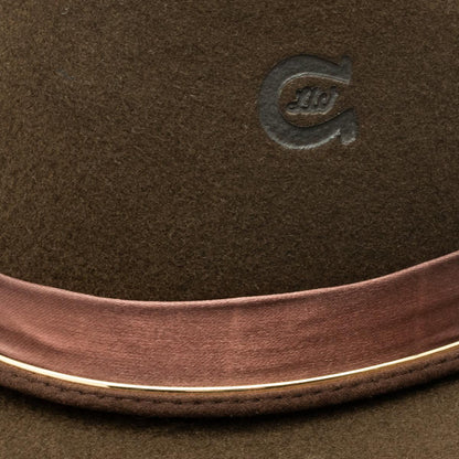 Charlie 1 Horse | Songbird Wool Felt Western Hat | 124966 | detailtwo | CHOCOLATE