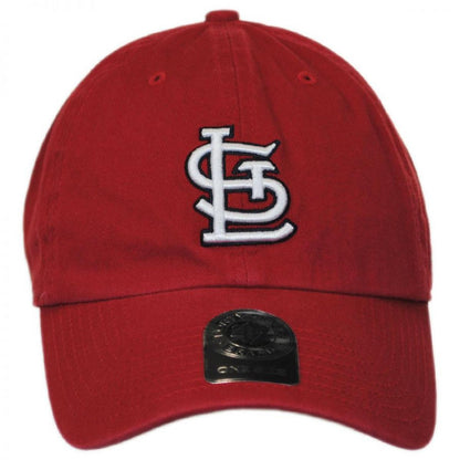 47 Brand | St Louis Cardinals MLB Clean Up Strapback Baseball Cap Dad Hat | 203133 | profile | RED