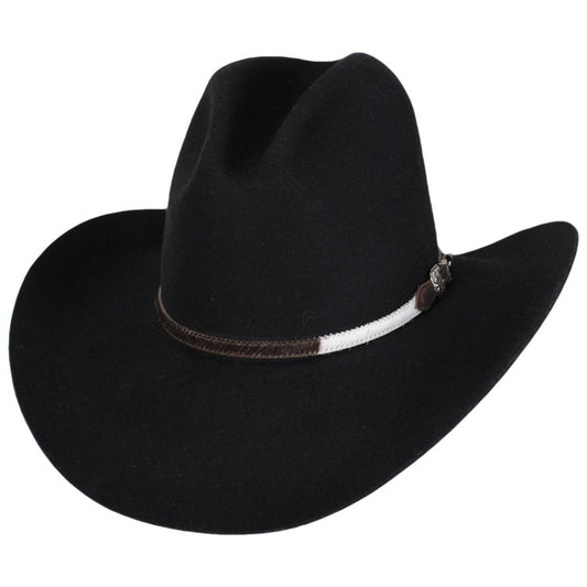 Bailey Western | McCrae Wool Felt Gus Western Hat | 133302 | lead | BLACK