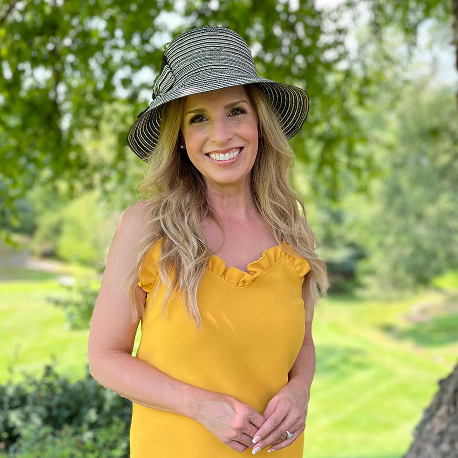 Physician Endorsed | Bella Toyo Straw Sun Hat | 102647 | lsfone | BLACK