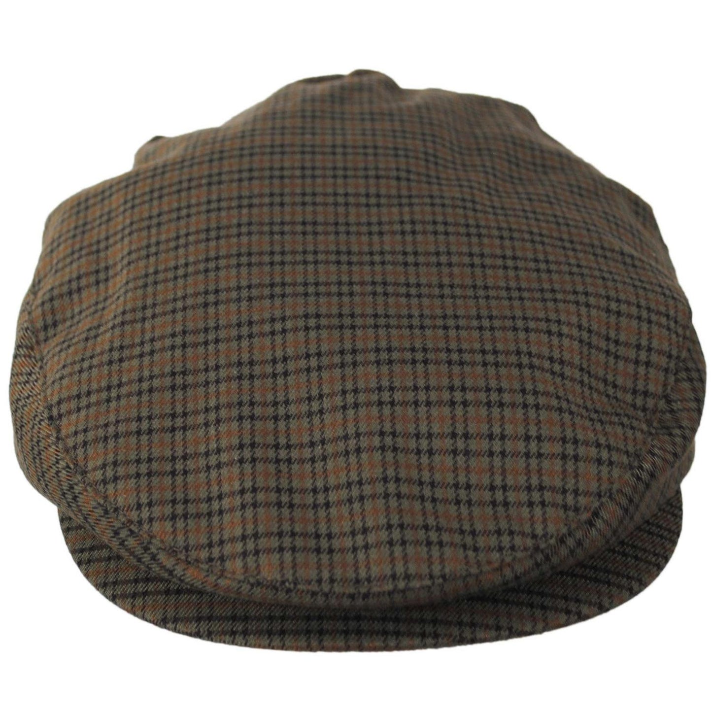 BRIXTON HATS | Hooligan Lightweight Plaid Ivy Cap | 161559 | front | GREY/BROWN/GOLD