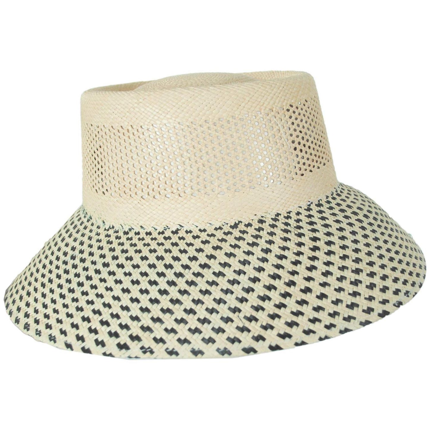 BRIXTON HATS | Lilith Panama Straw Sun Hat | 104067 | profile | NATURAL/BLACK