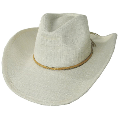 San Diego Hat Company | Stardust Boucle Tweed Cowboy Hat | 108668 | lead | IVORY