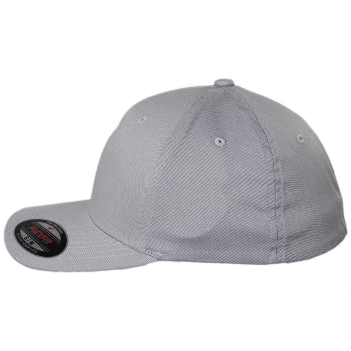 Flexfit | Combed Twill MidPro Flexfit Fitted Baseball Cap | 221502 | profile | SILVER