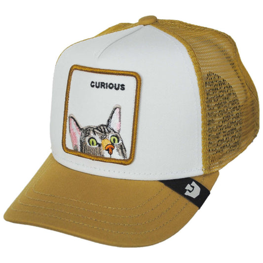 Goorin Bros | Kid's Curious Mesh Trucker Snapback Baseball Cap | 508925 | lead | AMBER