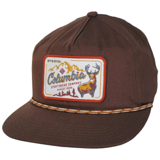 Columbia Sportswear | PHG Terminal Shot Cotton Snapback Baseball Cap | 400078 | lead | TOBACCO