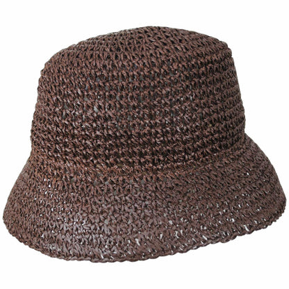 Physician Endorsed | Autumn Toyo Straw Bucket Hat | 102645 | profile | BROWN